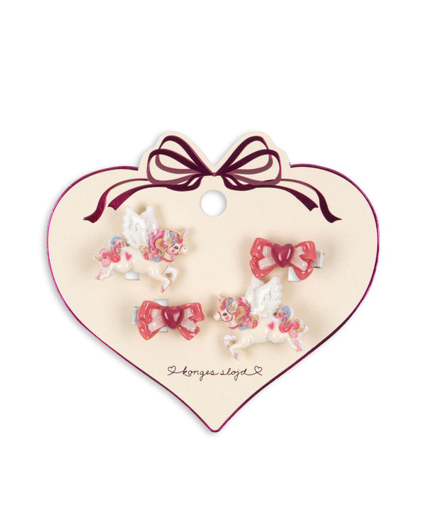 4-Pack Unicorn Hair Clips