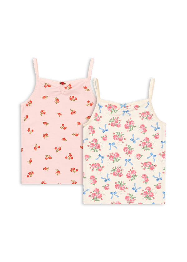 2-pack cotton undershirts Bella Rosita / Rosa Pink