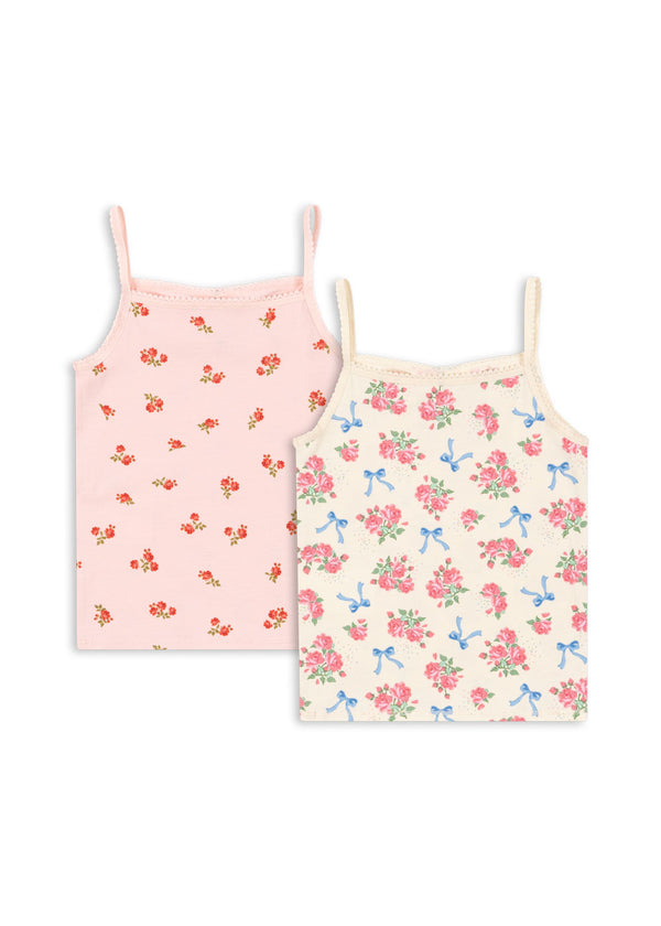 2-pack cotton undershirts Bella Rosita / Rosa Pink