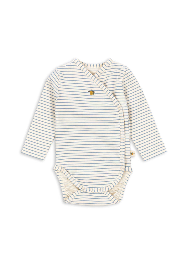 Basic Newborn Body Stripe Bluie