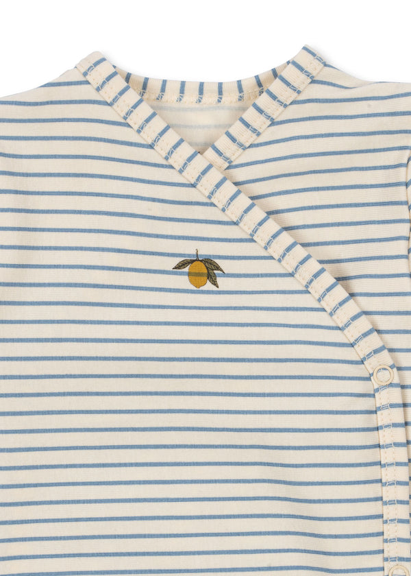 Basic Newborn Body Stripe Bluie