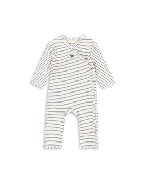 Basic Newborn Romper Stripe Bluie