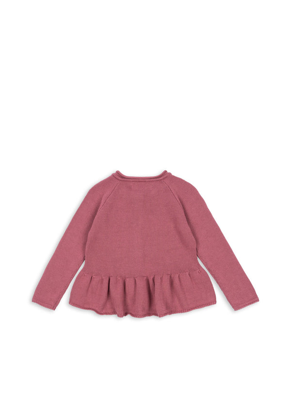 Cabby knit cardigan Deco Rose