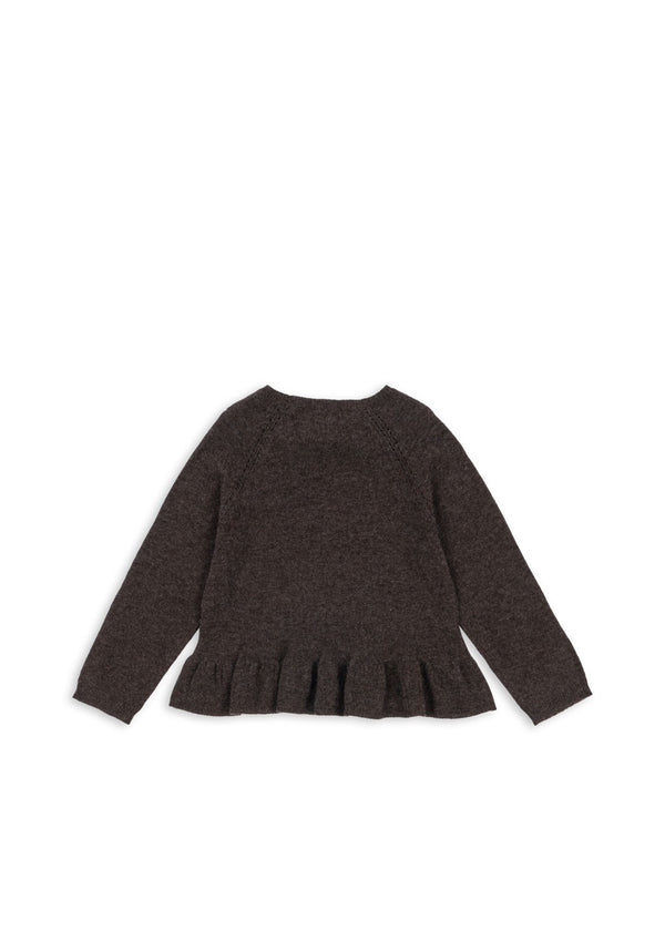 Cathy knitted sweater brown melange