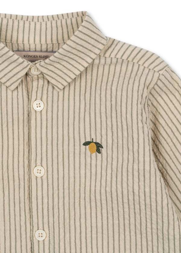 Elliot long sleeve shirt Tea Stripe