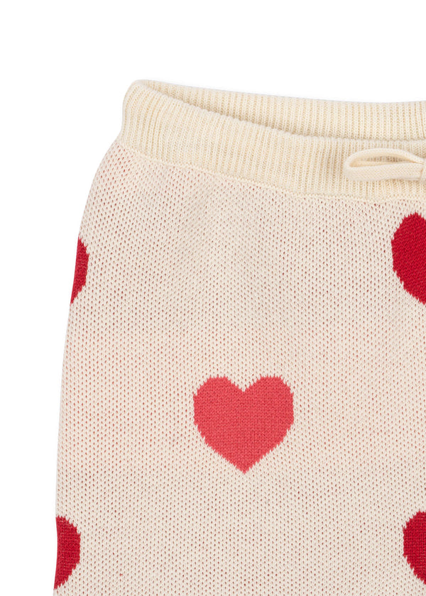 Lapis Knitted Pants Coeur Coloré Duo Pink