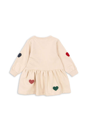 Lou Terry Dress Multi Hearts