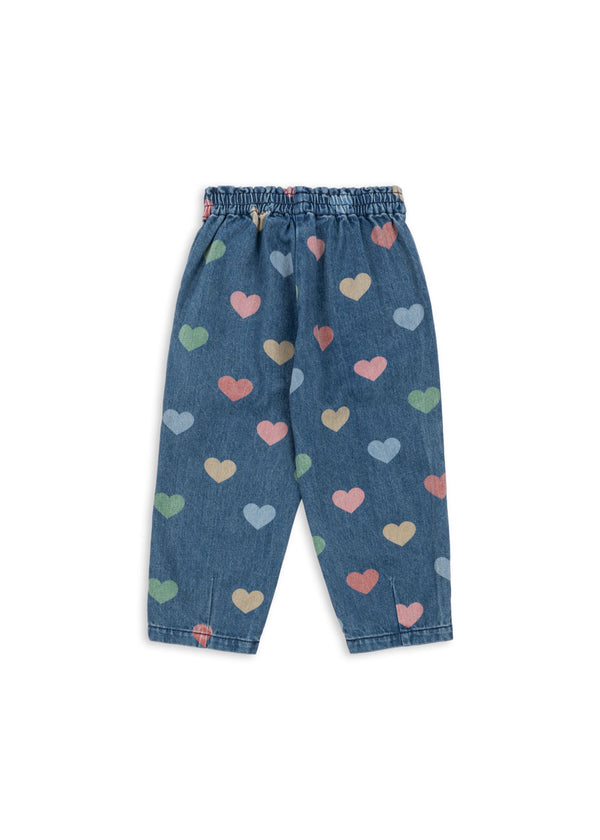 Magot ruffled jeans trousers Bon Coeur Coloré