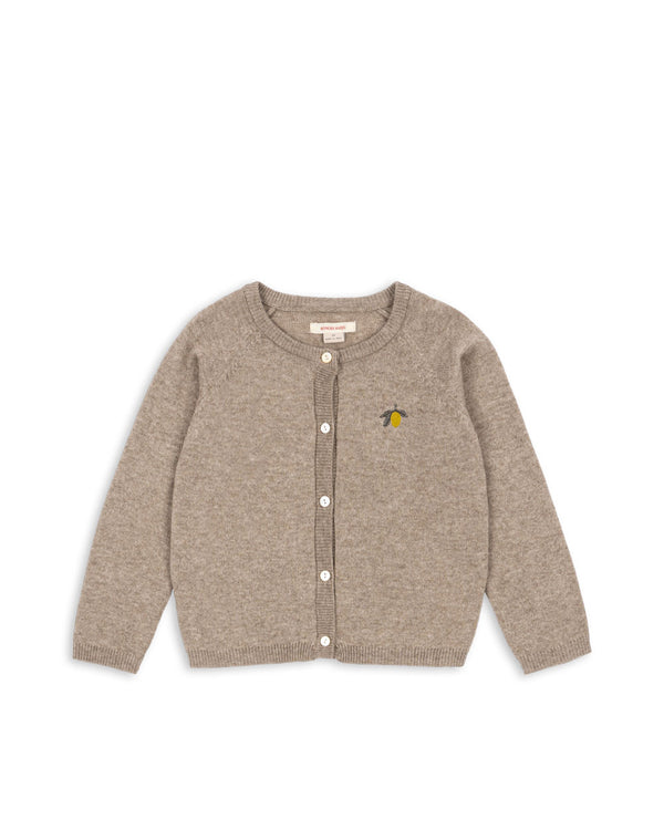 Mattou Kashmir Cardigan Light Brown