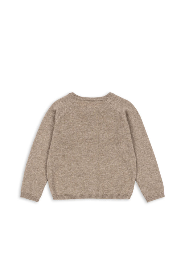 Mattou Kashmir Cardigan Light Brown