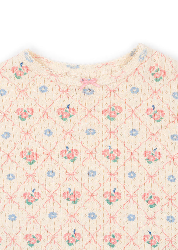 Minnie Shirt Floral Decor