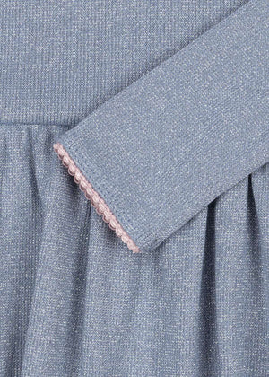 Lurex-Glanz im Rippstoff des Roli Kleids Purple Impression von Konges Sløjd