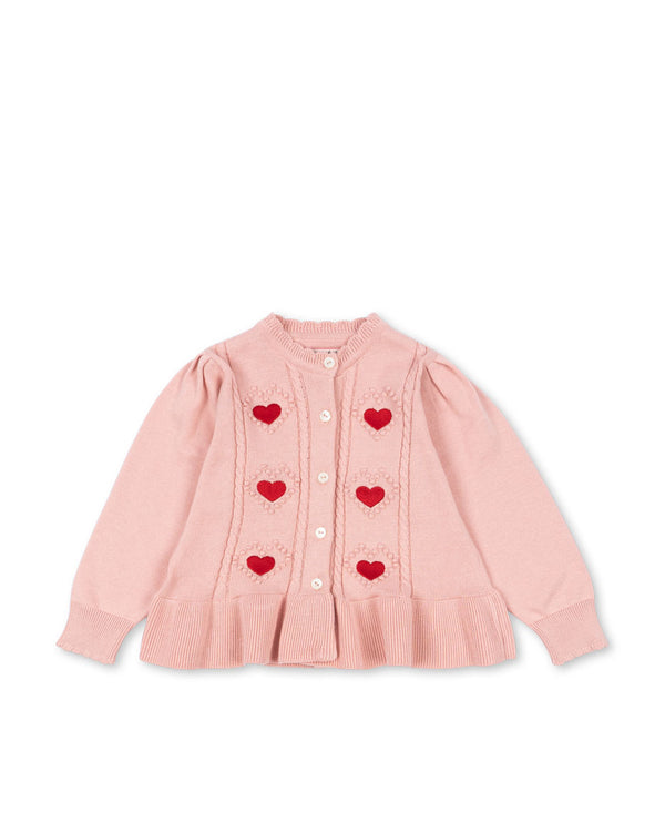 Soleil Cardigan Silver Pink