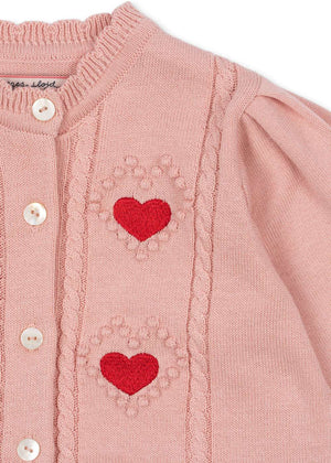 Strickjacke Soleil von Konges Sløjd aus GOTS-Bio-Baumwolle