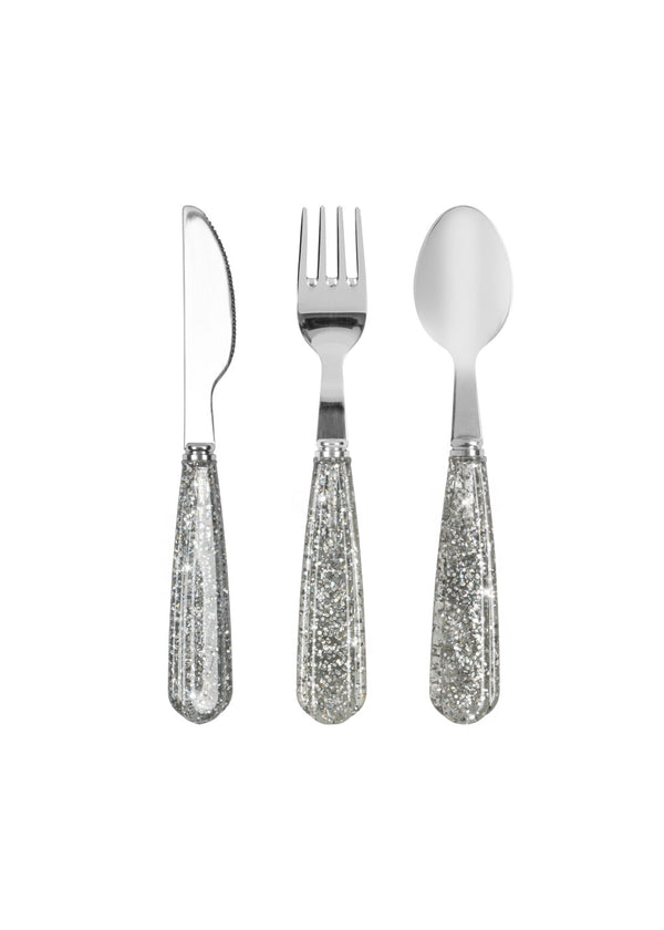 Children's cutlery set Sparkling Blue