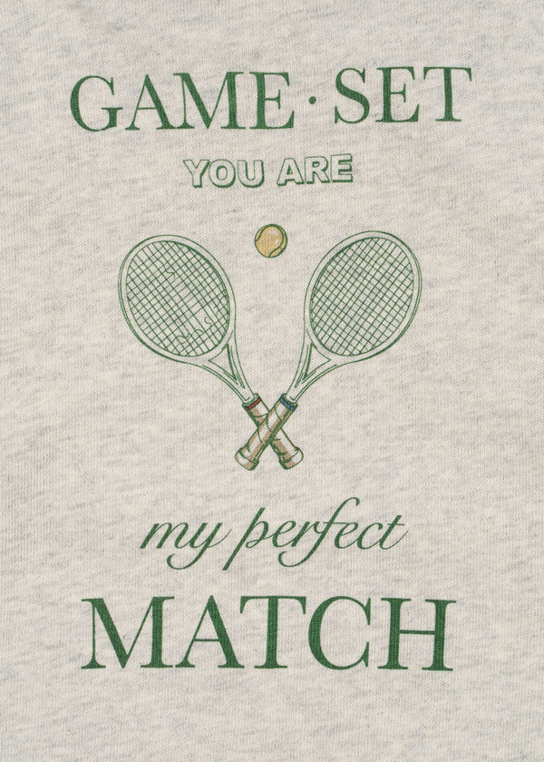 Spotty Long Sleeve Polo Shirt Off White Melange