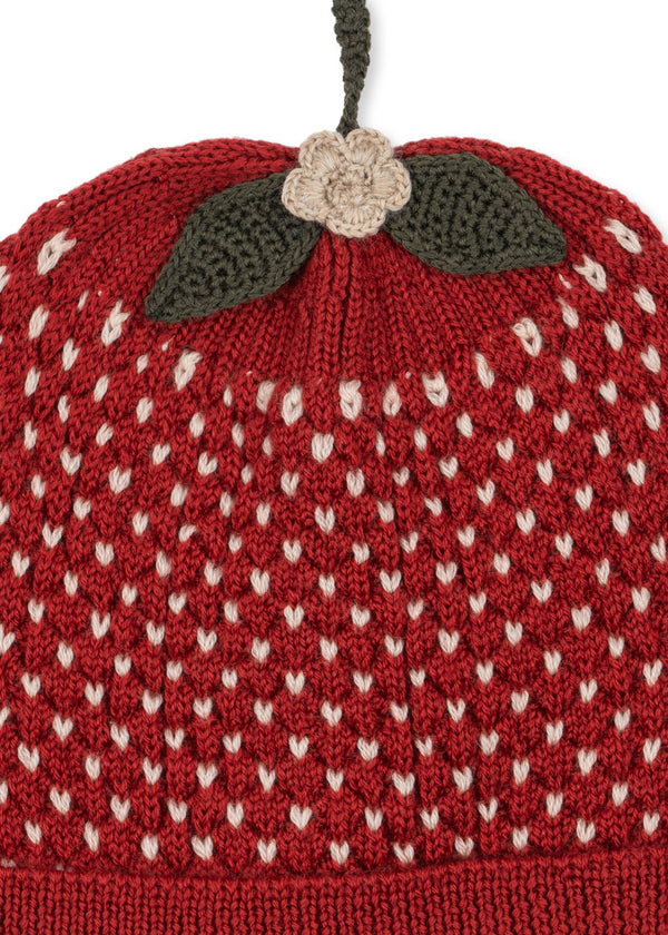 Strawberry Beanie True Red