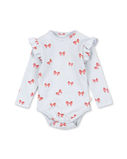 Sui Ruffle Body Rosia Blue Bow