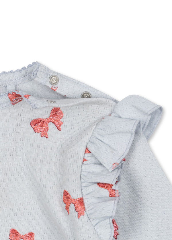 Sui Ruffle Body Rosia Blue Bow