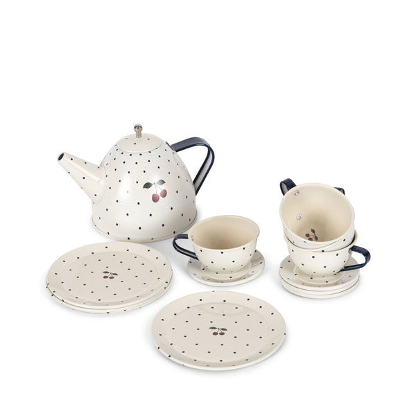 Blue Dot Tea Set