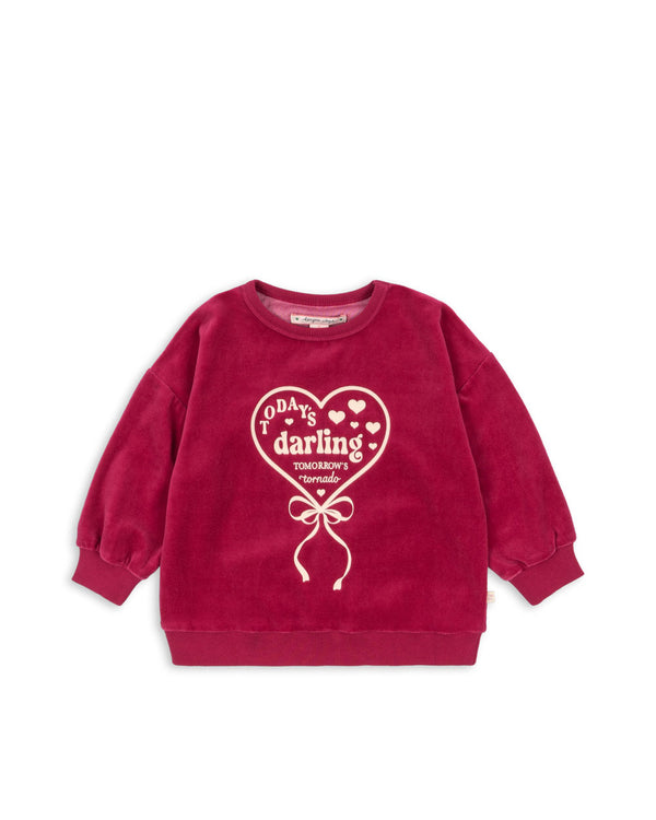 Velou Pullover Sangria