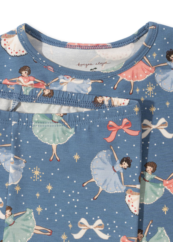 Basic pajamas GOTS Snow Bow Ballerina