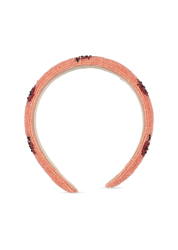 Pearl headband Ladybug