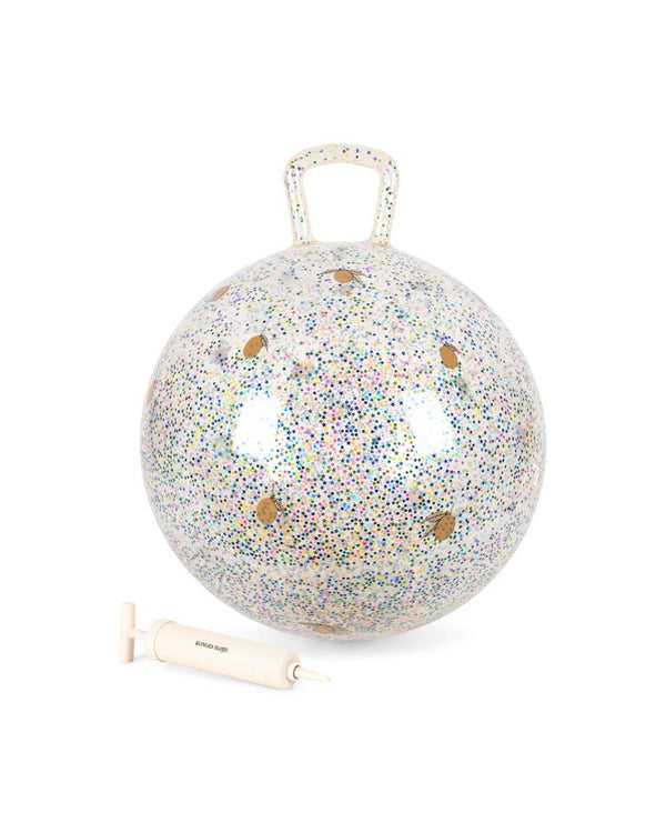 Glitter Bouncy Ball Lemon