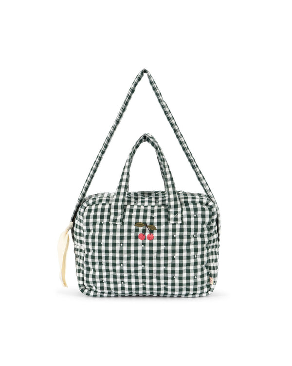 Dolls changing bag Green Check
