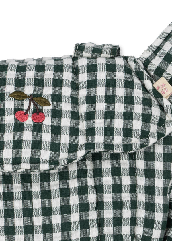 Doll Carrier Green Check