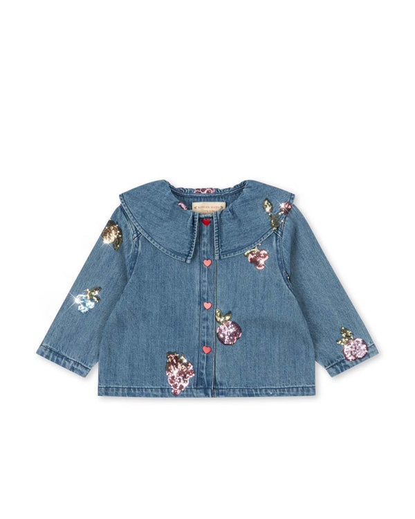 Magot sequin denim shirt Vitamins