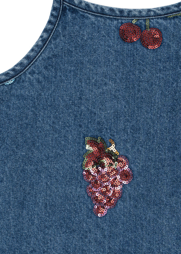 Magot sequin denim dress Vitamins