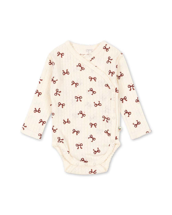 Minnie Newborn Body Bow Rouge