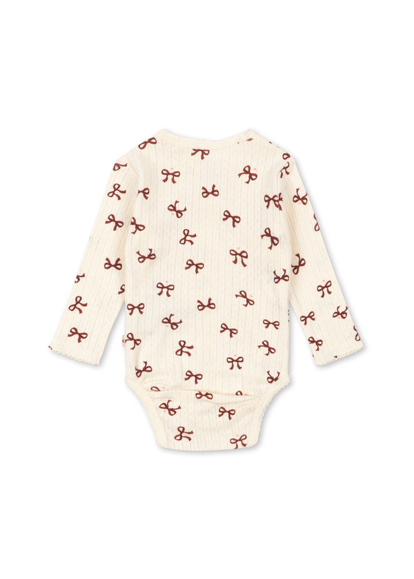 Minnie Newborn Body Bow Rouge