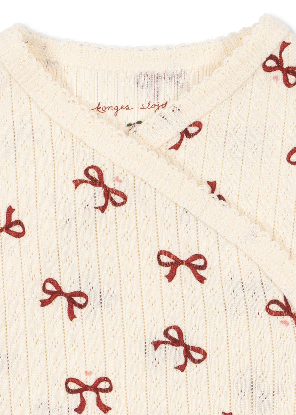 Minnie Newborn Body Bow Rouge