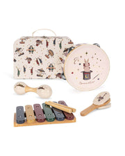 Music set in a suitcase Circus