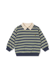 Spotty long sleeve polo Spellbound Stripe