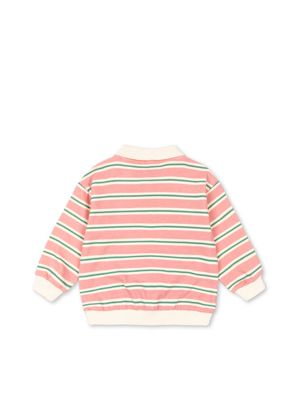 Spotty Lanarm Polo Blush Bound Stripe