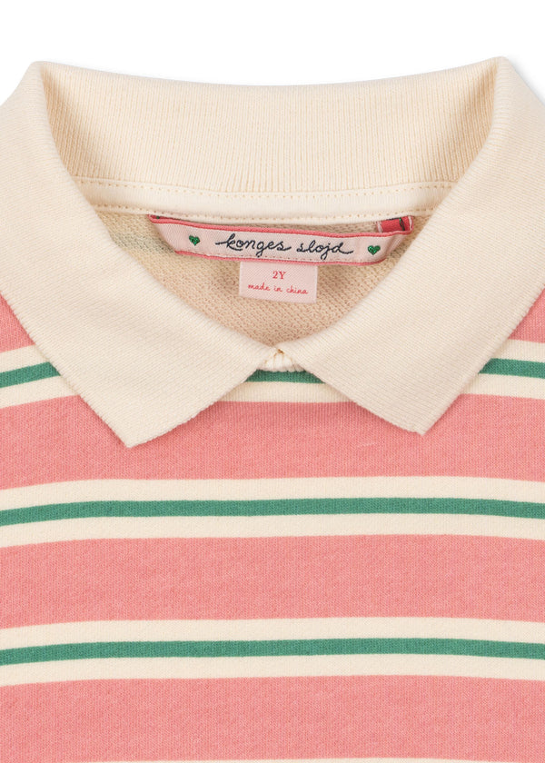 Spotty Lanarm Polo Blush Bound Stripe