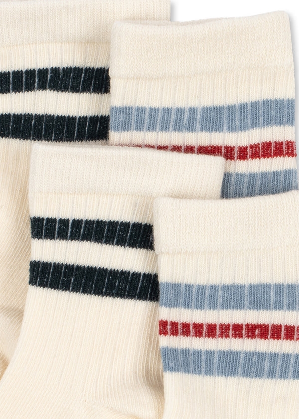 2-Pack Act Socks Optic White