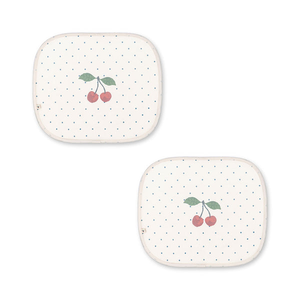 2-pack car sunshades Navy Dot