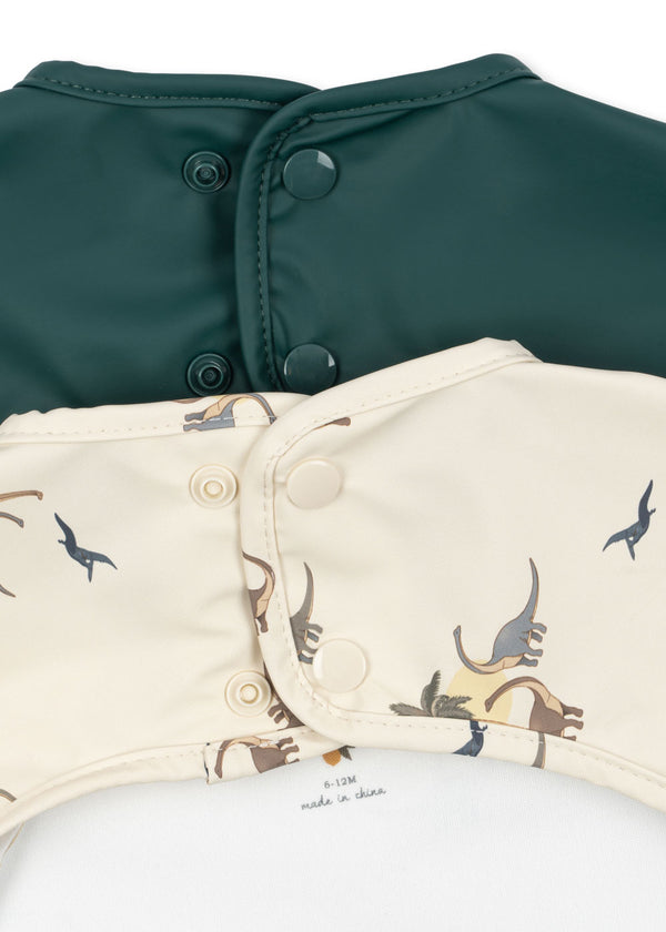 2-Pack Bib with Sleeves Kubi / Rain Forest