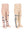 2-Pack Jacquard Tights Amarena / Tramonto