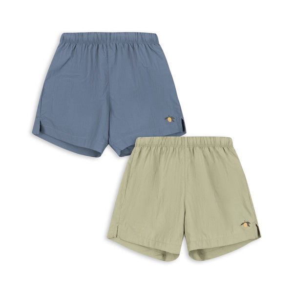 Set of 2 Pomio swim shorts Tea / Flint Stone