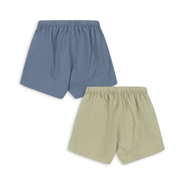Set of 2 Pomio swim shorts Tea / Flint Stone