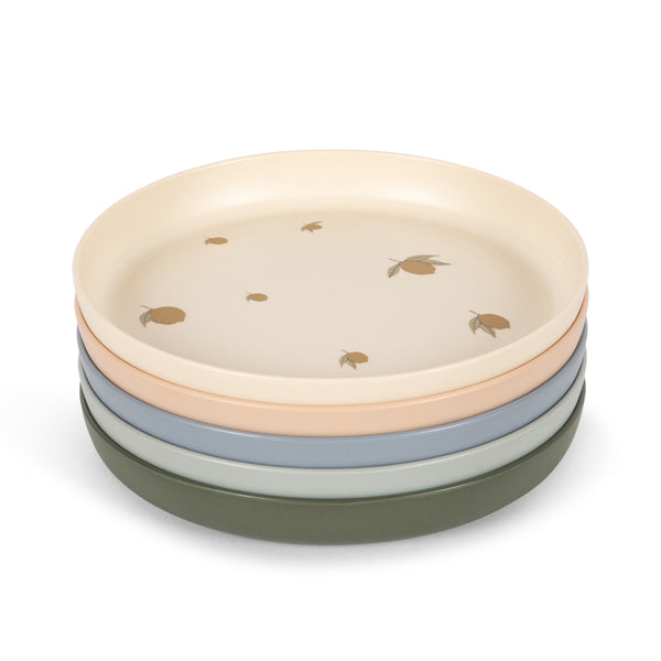 5-Pack Plates Lemon Mix 