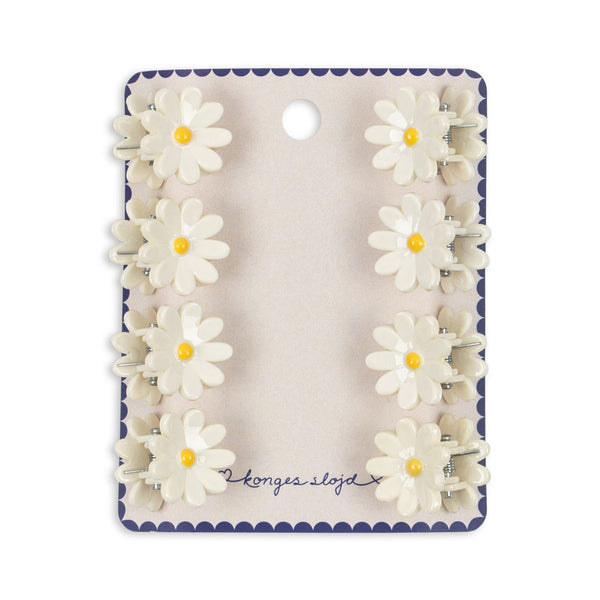 8-Pack Mini Daisy Hair Clips