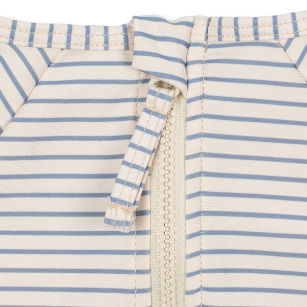 Aster Swimsuit Onesie Stripe Blue