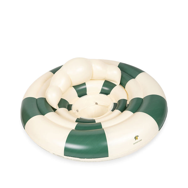 Baby Swim Ring Green Stripe