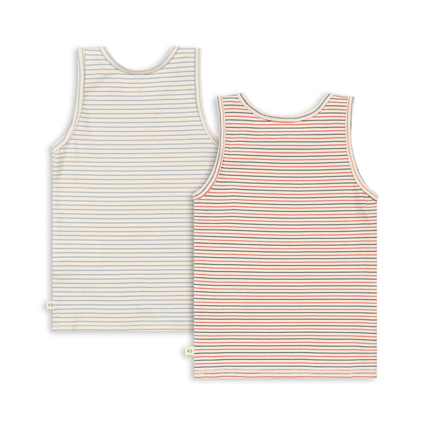 2-Pack Tank Top Stripe Bluie / Stripe Tricolore